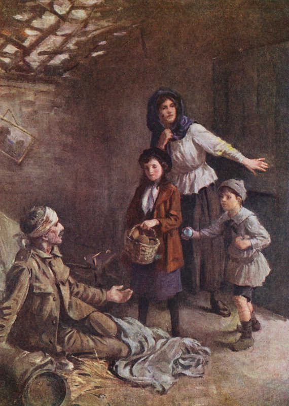 A Place of Refuge (färg litho) av English School