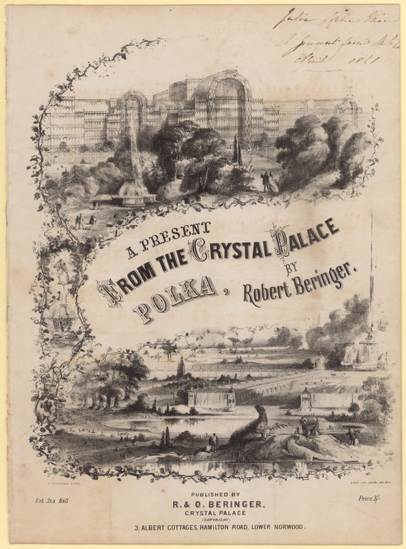 En present från Crystal Palace Polka av English School
