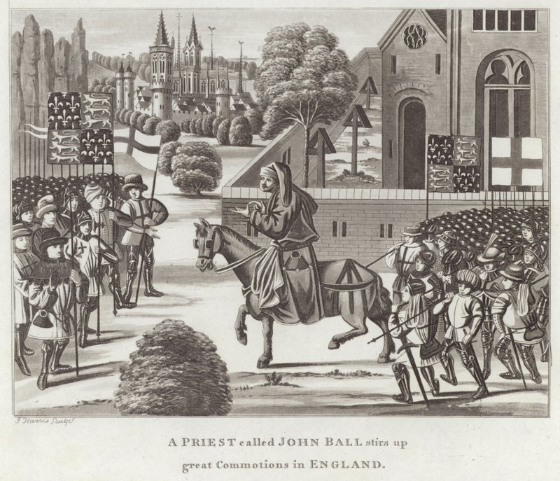 En präst som heter John Ball sätter igång Great Commotions i England av English School