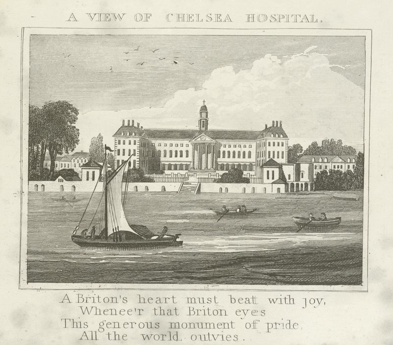 Utsikt över Chelsea Hospital av English School