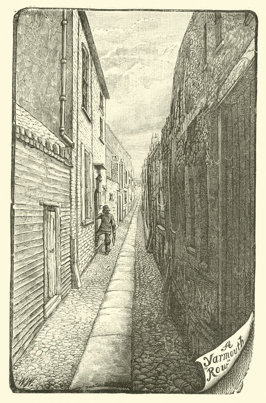 En Yarmouth Row av English School