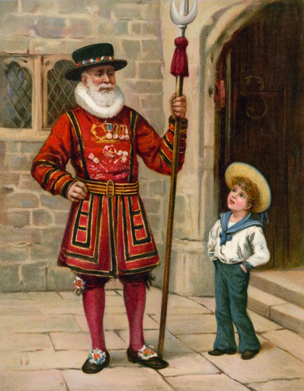En Yeoman of the Guard av English School