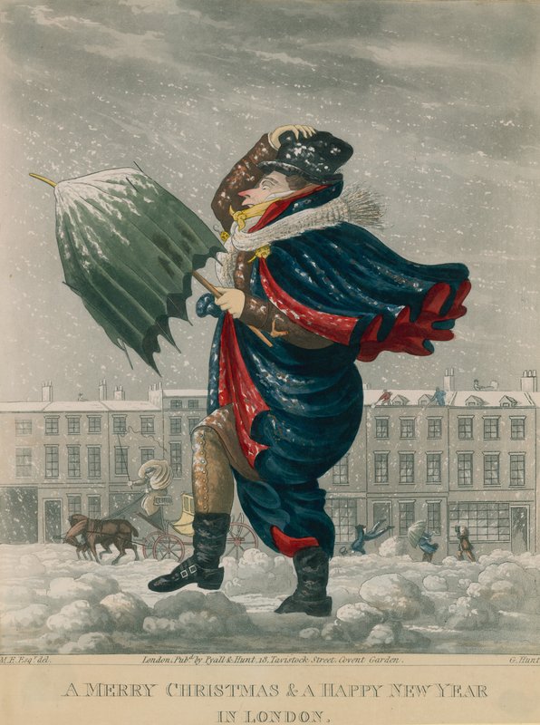 En god jul och ett gott nytt år i London av English School