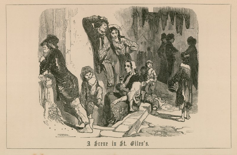 En scen i St Giles av English School