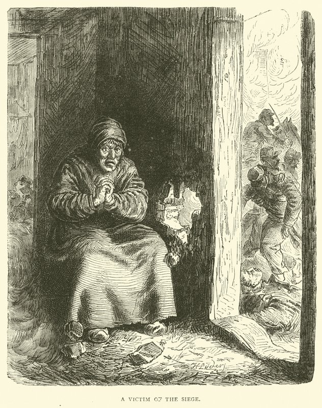 Ett offer för belägringen, januari 1871 av English School