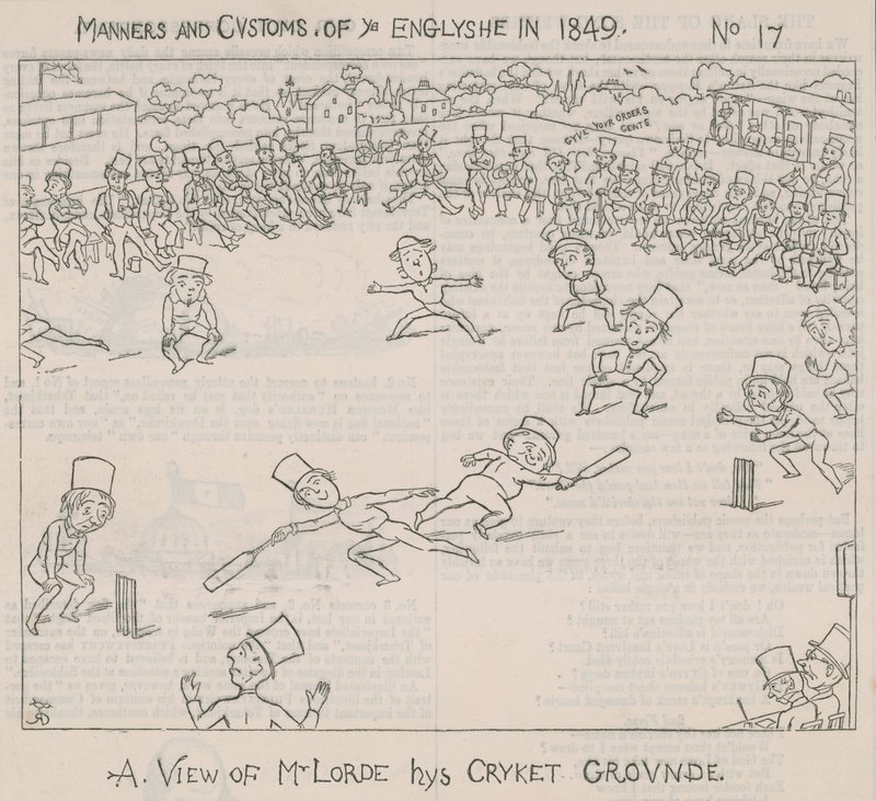 En vy av Mr Lord - hans cricketplan av English School