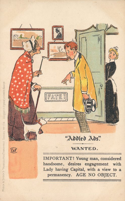 Addled Ads vykort av English School