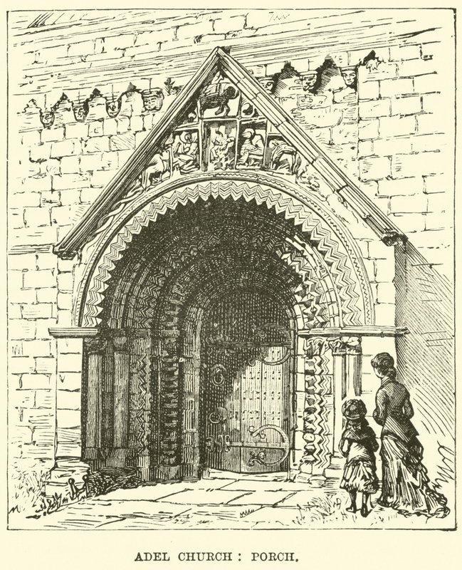 Adels kyrka, veranda av English School