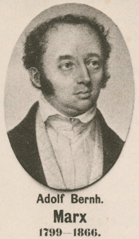 Adolf Bernhard Marx (gravyr) av English School