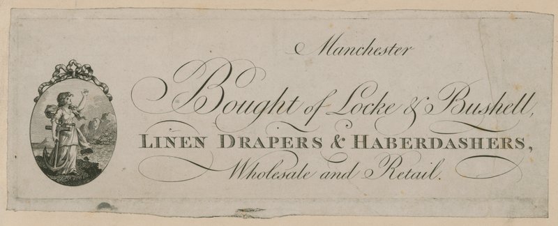 Annons för köpt av Locke & Bushell, Manchester av English School