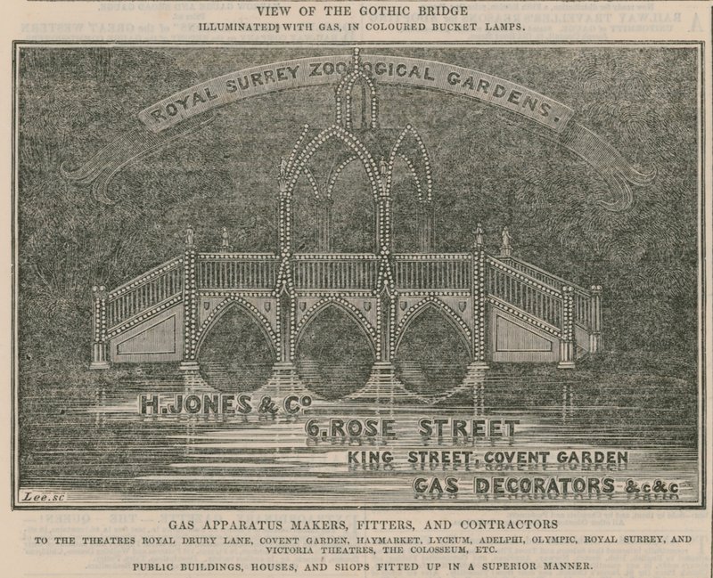 Annons för H Jones & Co, 6 Rose Street, King Street, Covent Garden av English School