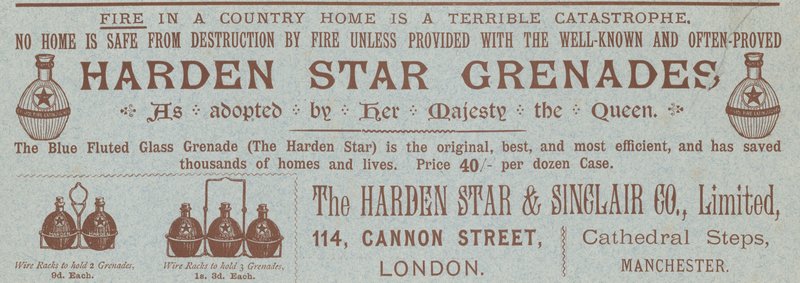 Annons för Harden Star Granater av English School