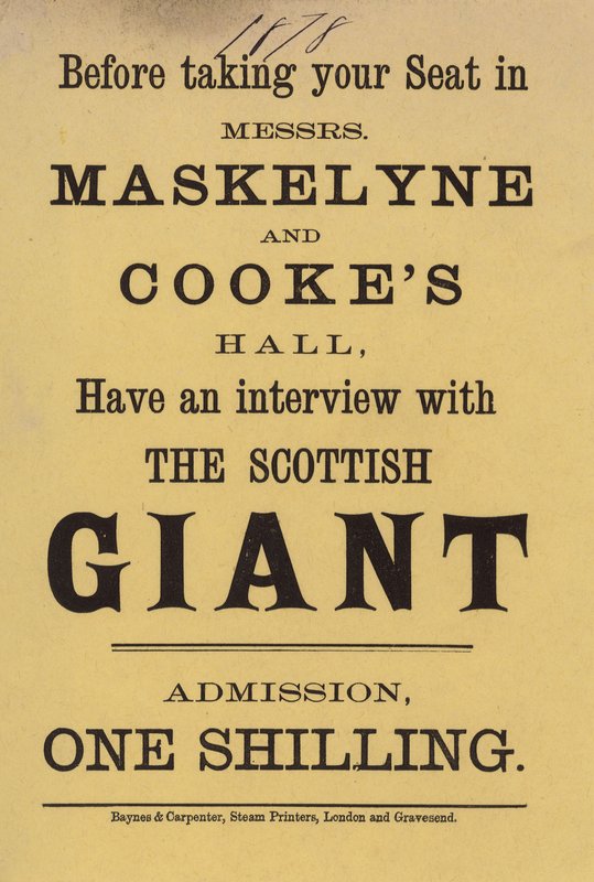 Annons för Mrs Maskelyne och Cookes Hall av English School
