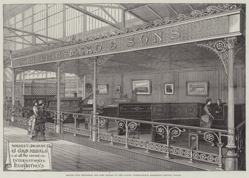 Annons, John Brinsmead and Sons (gravyr) av English School