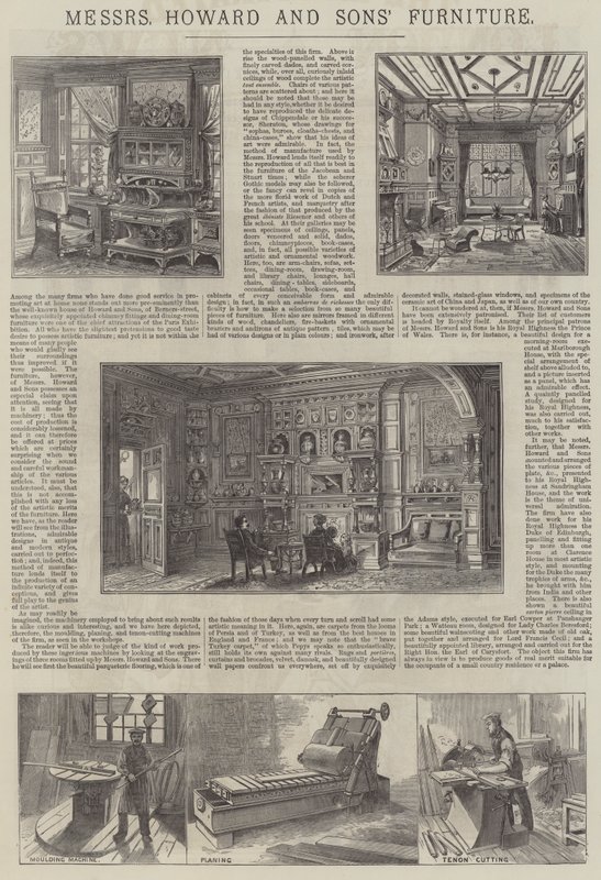 Annons, Messers Howard and Sons