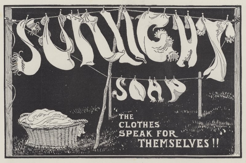 Annons, Sunlight Soap (gravyr) av English School