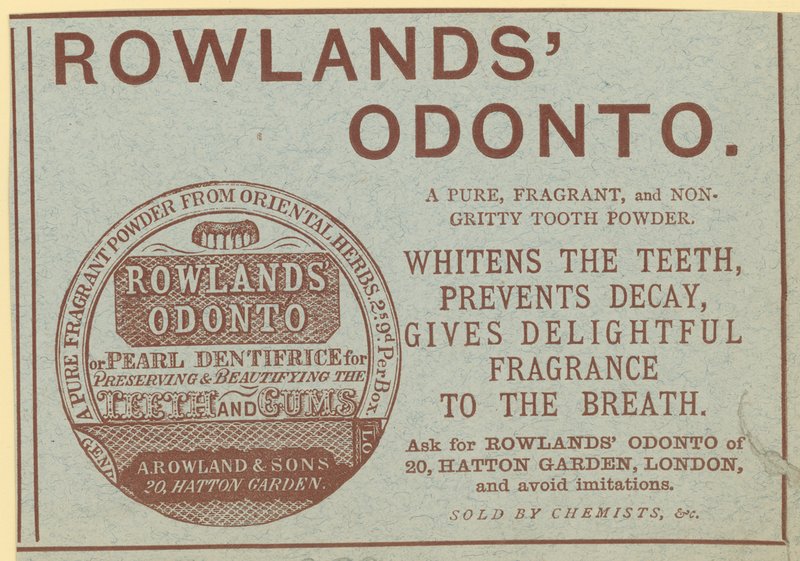 Annons för Rowlands Odonto av English School
