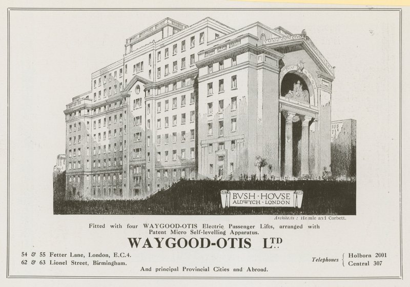 Annons för Waygood-Otis Limited av English School