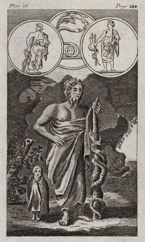Aesculapius (gravyr) av English School