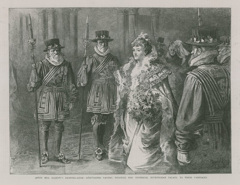 Efter Hennes Majestäts salongen av English School