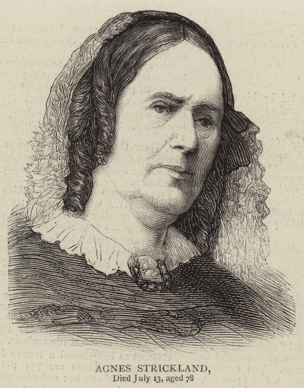 Agnes Strickland (gravyr) av English School