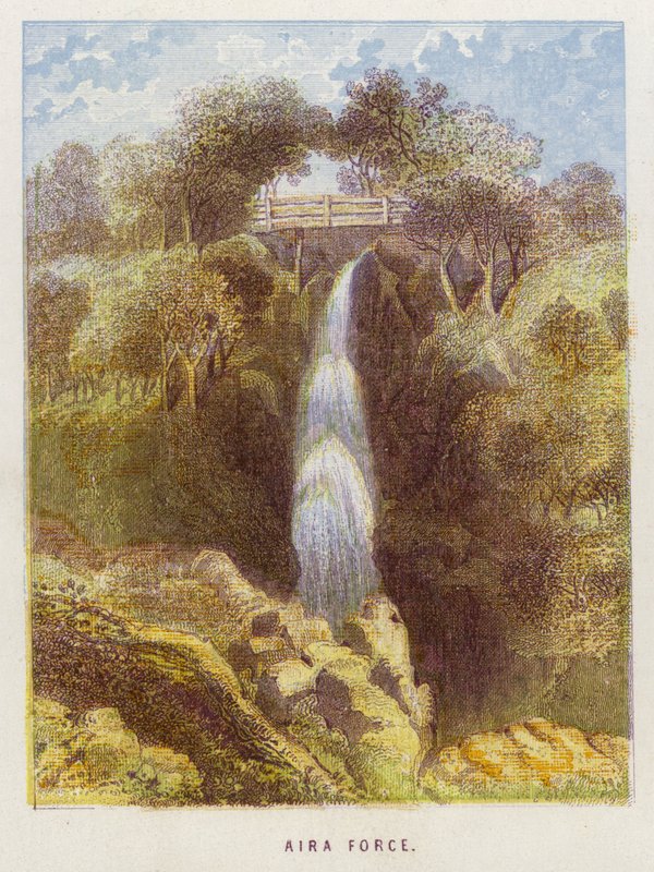 Aira Force (färg litho) av English School