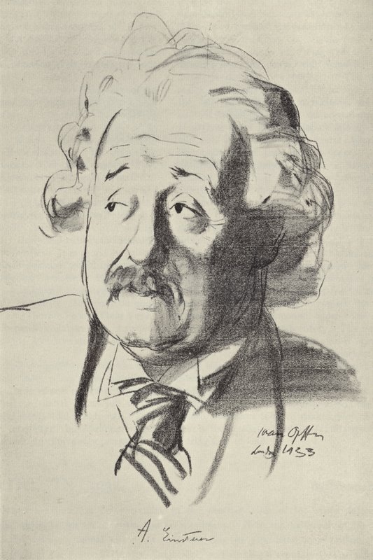 Albert Einstein, tyskfödd fysiker av English School