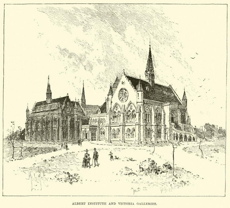 Albert Institute och Victoria Galleries av English School