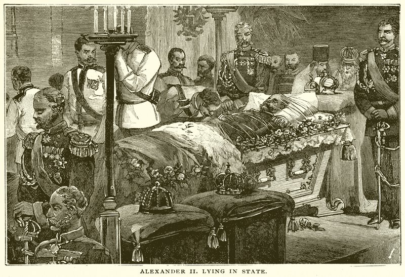 Alexander II ligger i staten av English School