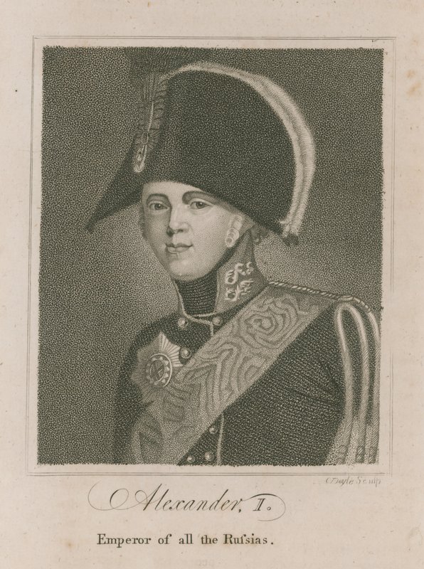 Alexander I, alla Rysslands kejsare av English School
