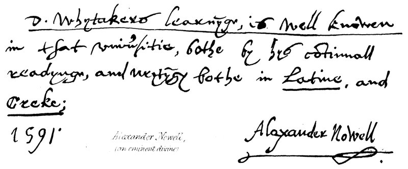 Alexander Nowell, (en eminent gudomlig) av English School