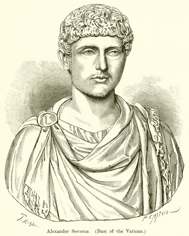 Alexander Severus. (Byst av Vatikanen) av English School