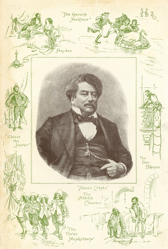 Alexandre Dumas, författare till Greven av Monte Cristo av English School