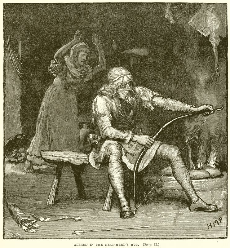 Alfred i den prydliga flockkojan av English School