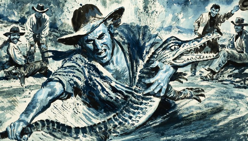 "Alligator" Davis får sitt smeknamn av English School
