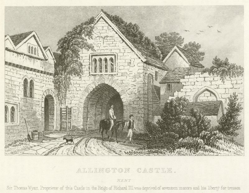 Allington Castle, Kent (gravyr) av English School
