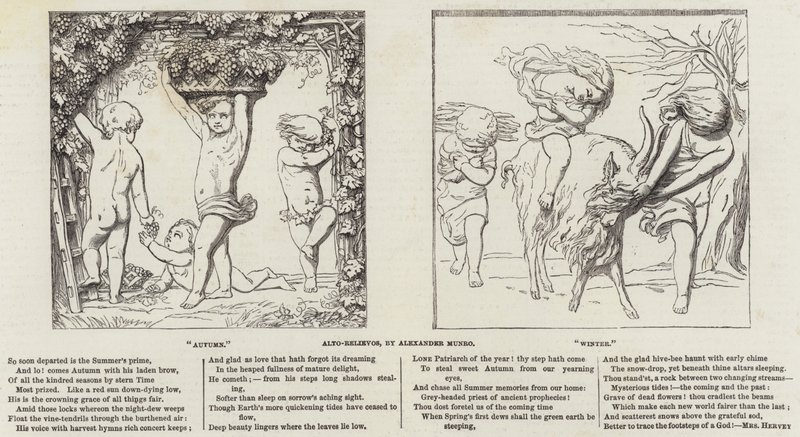 Alto-Relievos, av Alexander Munro (gravyr) av English School