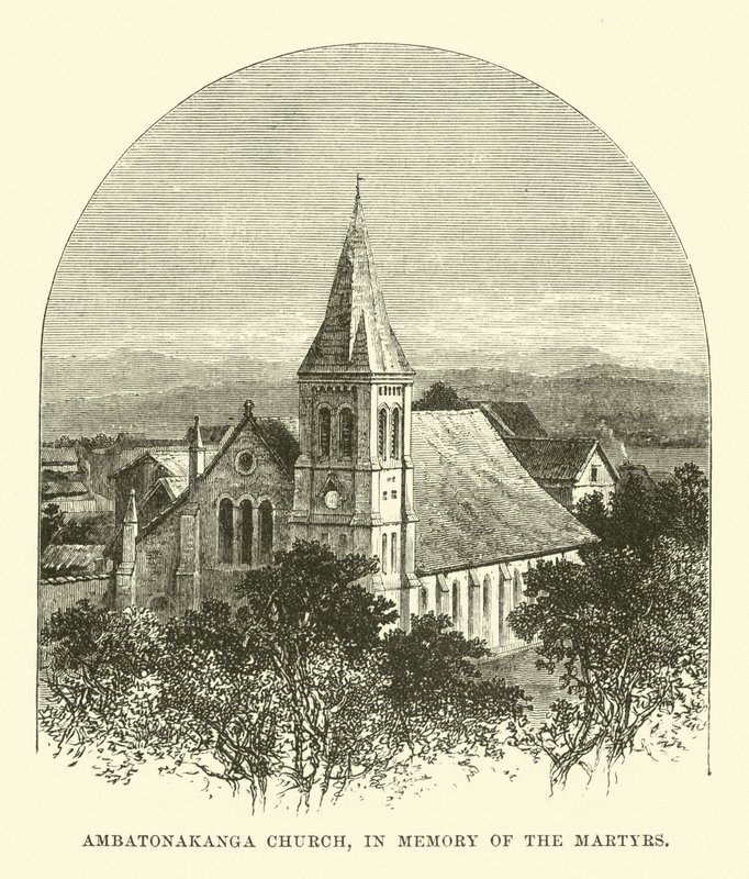 Ambatonakanga kyrka, till minne av martyrerna av English School