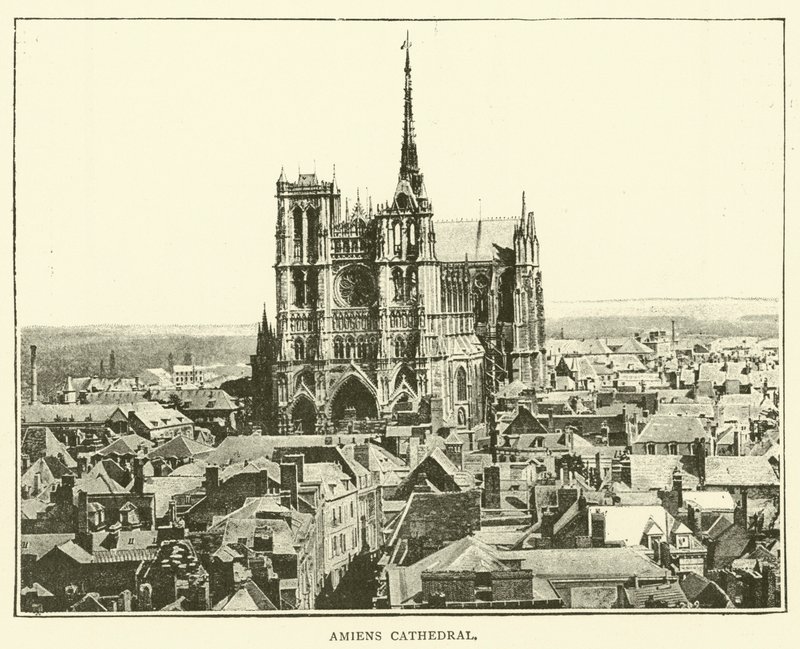 Amiens katedral (gravyr) av English School