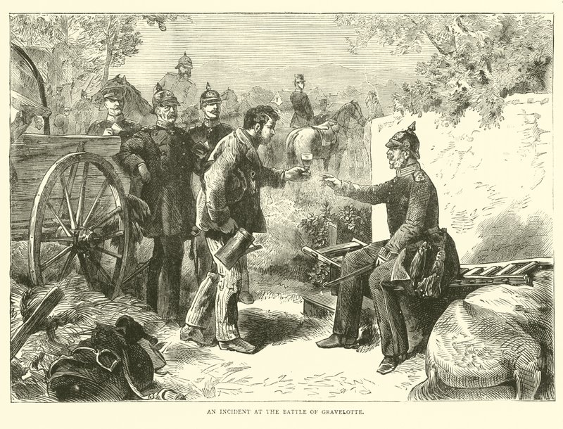 En incident vid slaget vid Gravelotte, augusti 1870 av English School