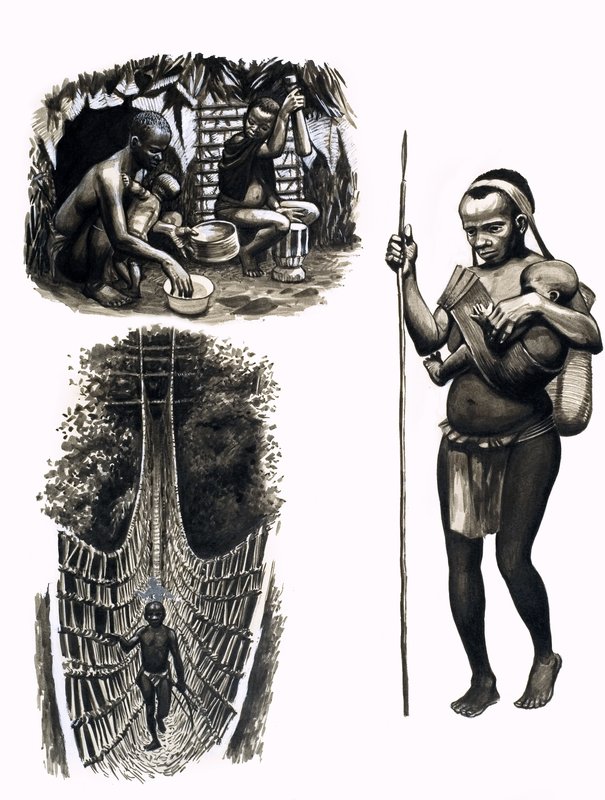 Ancient Peoples of the World: Tiny Trappers of the Jungle av English School