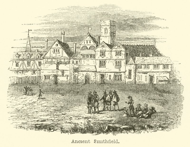 Gamla Smithfield (gravyr) av English School