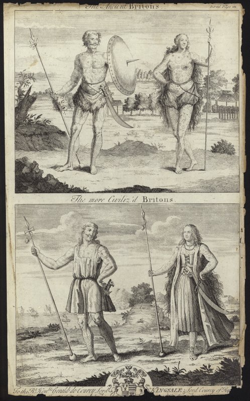 Forntida och mer civiliserade britter av English School
