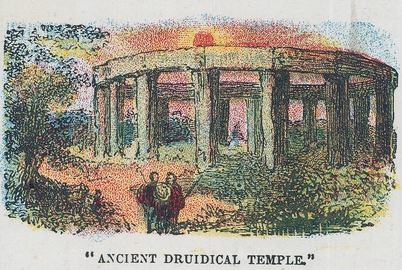 Forntida druidiskt tempel av English School