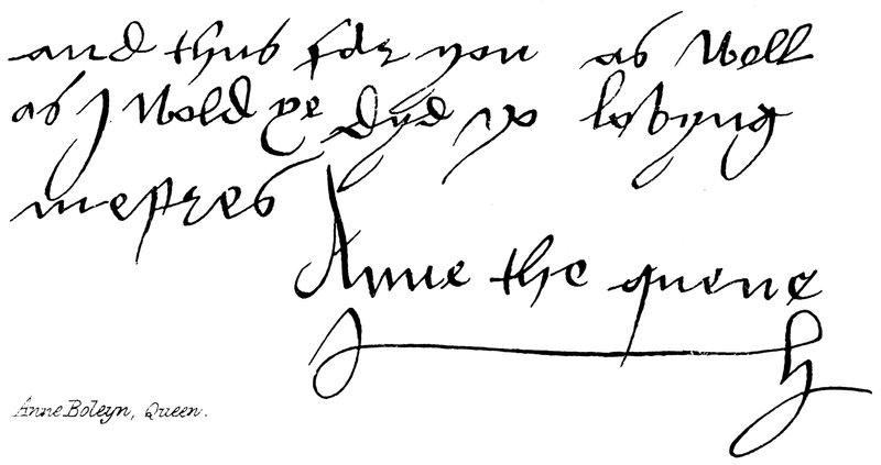 Anne Boleyn, drottning av English School
