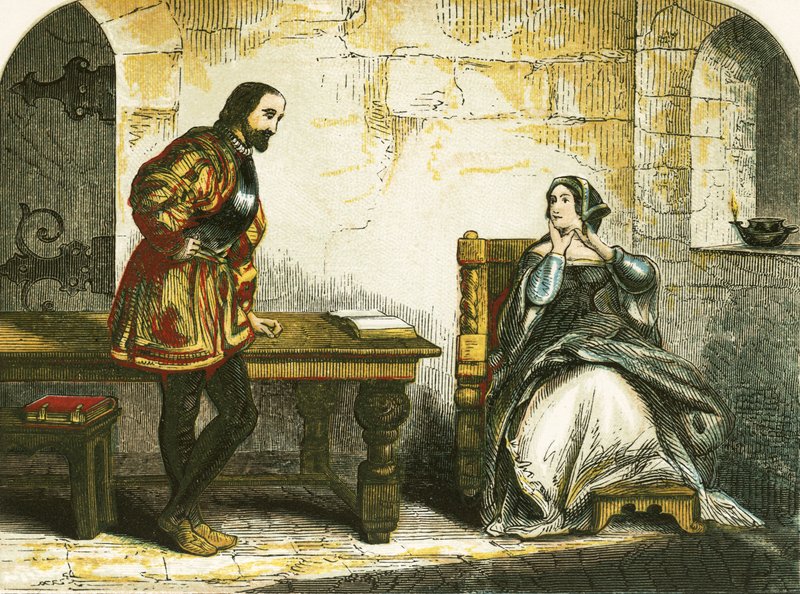 Anne Boleyns intervju med tornets löjtnant av English School
