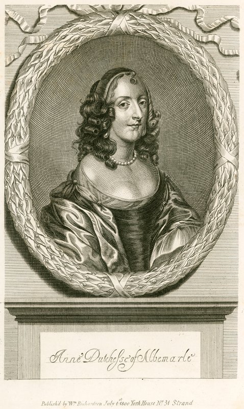 Anne hertiginna av Albemarle av English School