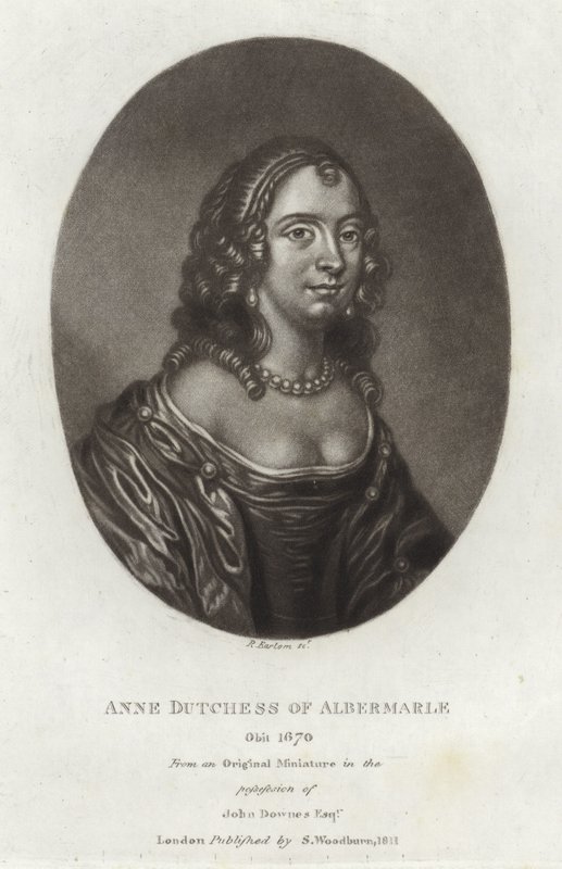 Anne hertiginna av Albemarle av English School