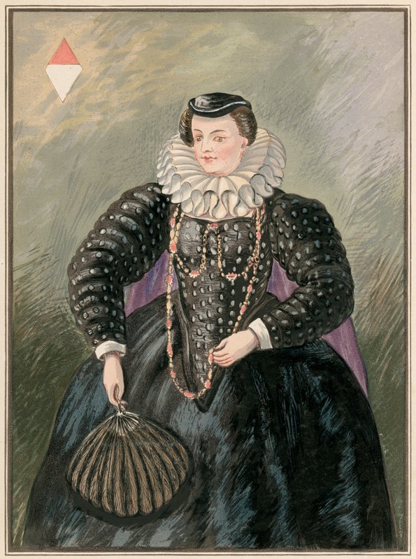 Anne Lady Lytton från Knebworth av English School
