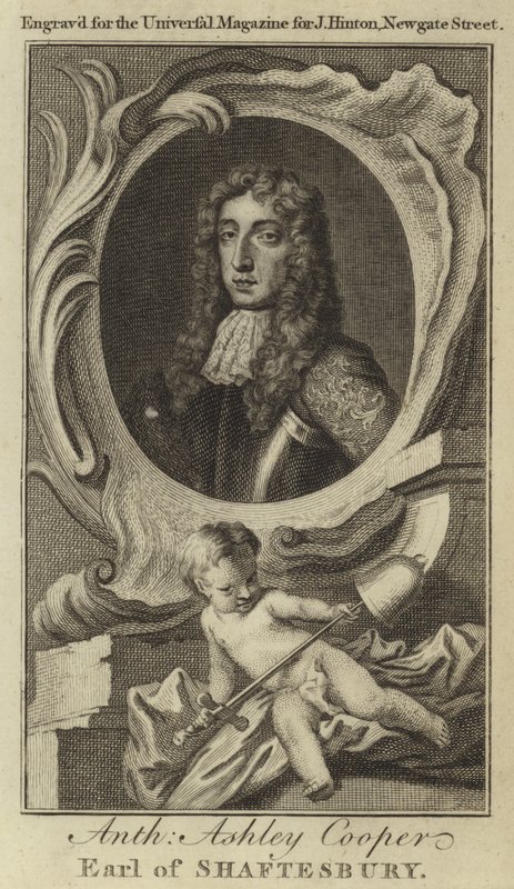 Anth: Ashley Cooper, Earl of Shaftesbury av English School